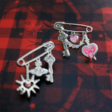 Nana and Hachi Fashion Set Enamel Pin Bundle