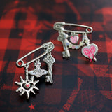 Nana and Hachi Fashion Set Enamel Pin Bundle