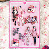 Nana and Hachi Fashion Set Enamel Pin Bundle