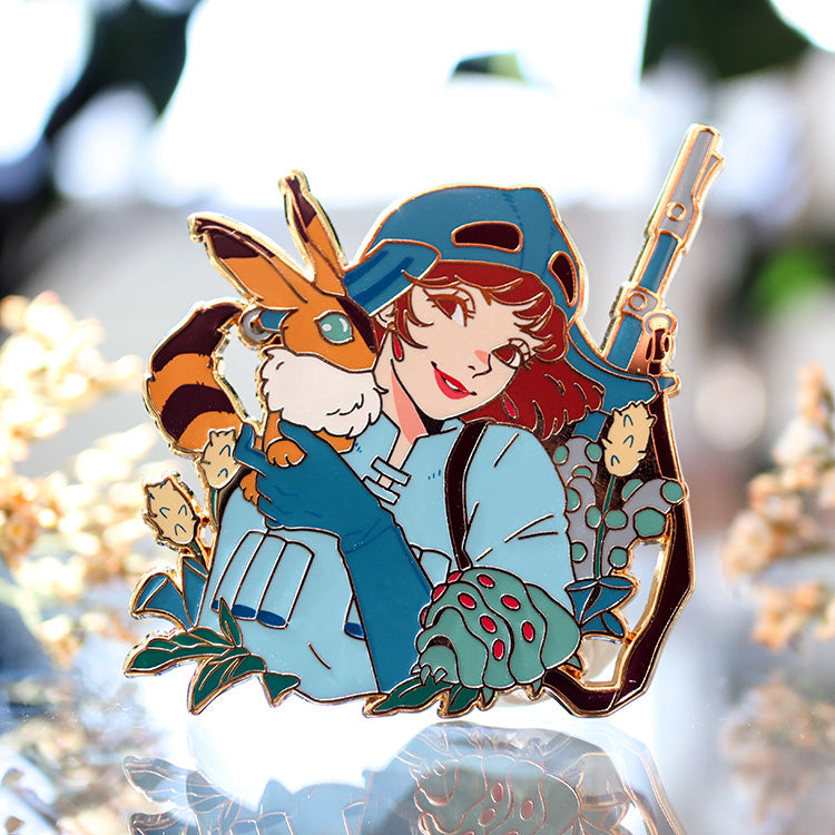 Nausicaa Ghibli Girls Wave 3 Enamel Pin – Made by Nuwa