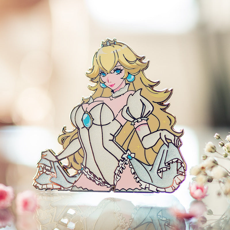 Mamobot Princess Peach online Pastel Mario Enamel Pin