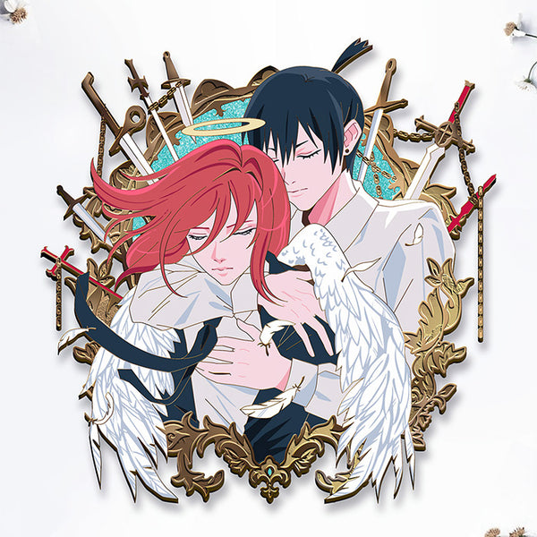 [PRE-ORDER] Fiend and Friend (Aki and Angel) CSM Enamel Pin