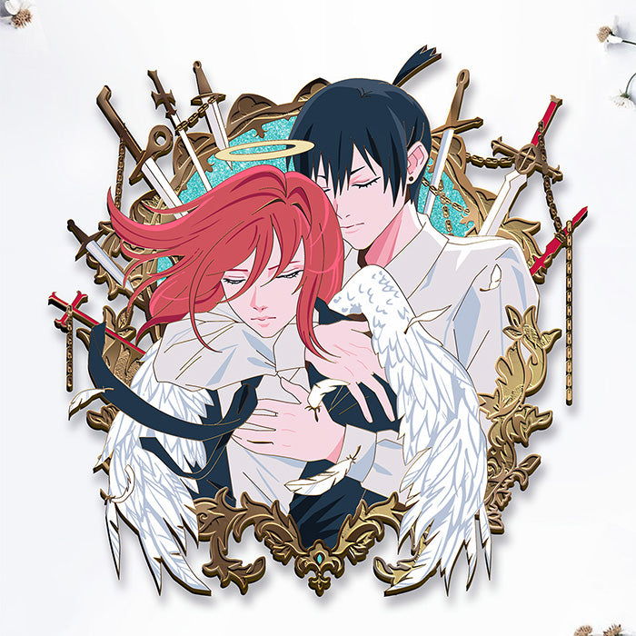 [PRE-ORDER] Fiend and Friend (Aki and Angel) CSM Enamel Pin