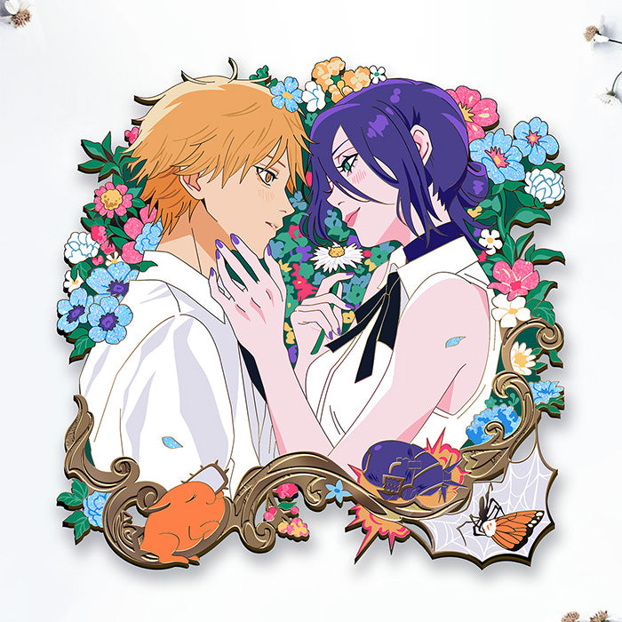 [PRE-ORDER] The Spider Catches the Butterfly (Reze and Denji) CSM Enamel Pin