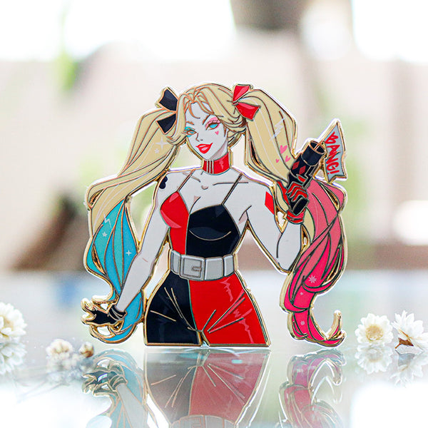 Harley Quinn fashion Poison Ivy LEWD Hard Enamel Pin