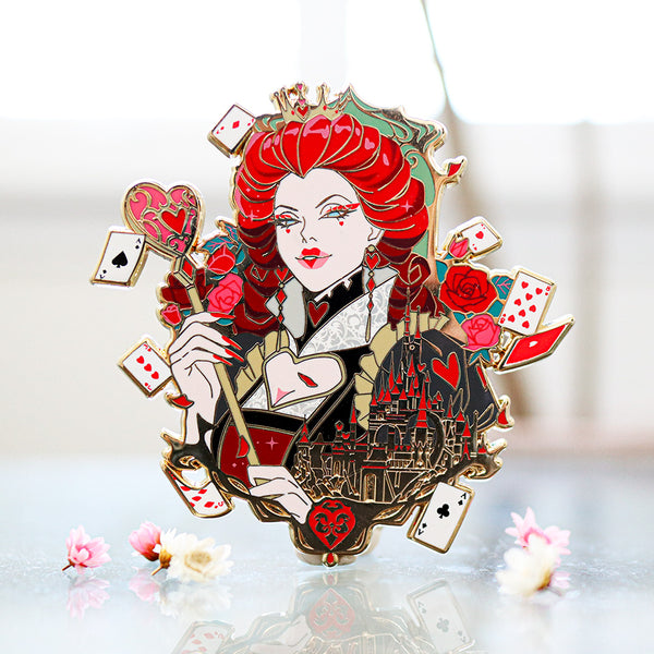 Patreon Exclusive Free To Dream Queen of Hearts Enamel Pin