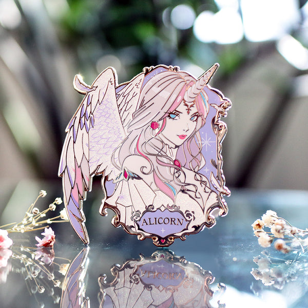 PATREON EXCLUSIVE ALICORN MYTHICAL GIRLS ENAMEL PIN