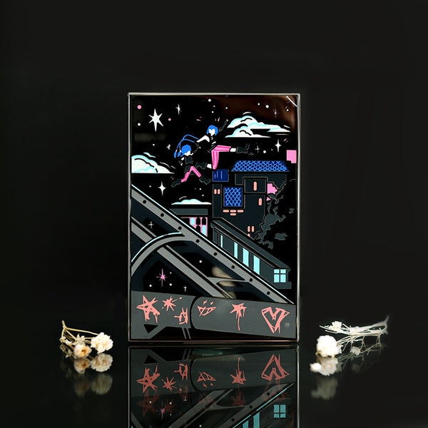 PATREON EXCLUSIVE WORLDS COLLIDE ARCANE PANEL ENAMEL PIN