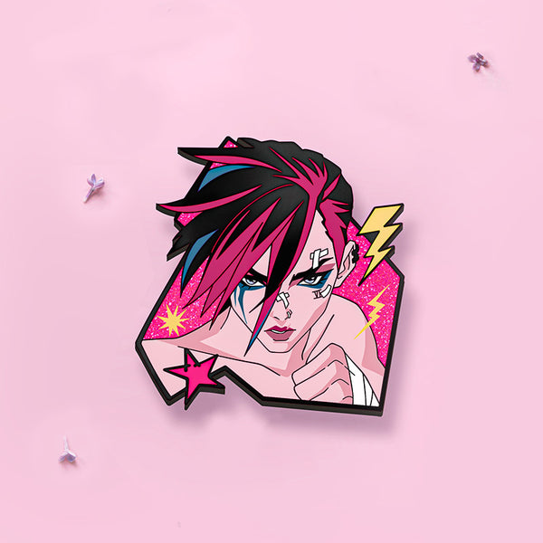 [PRE-ORDER] Graphic-Style Vi Arcane Enamel Pin