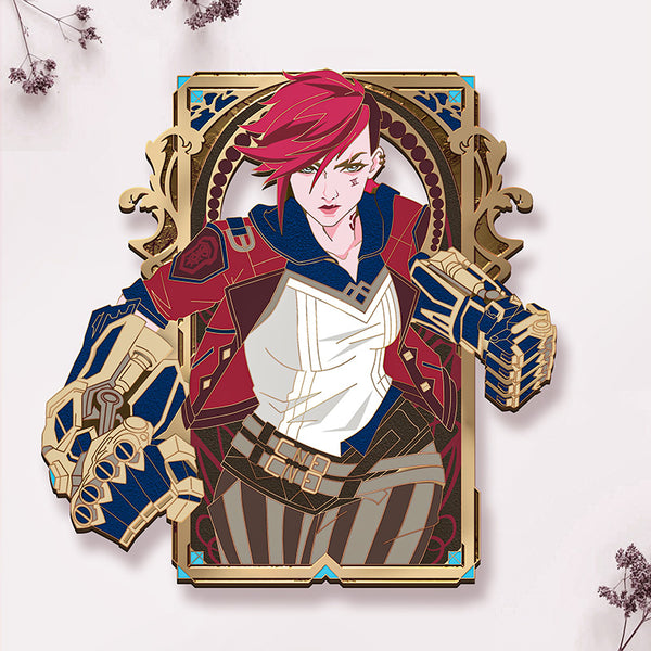 [PRE-ORDER] Vi Arcane Portraits Enamel Pin