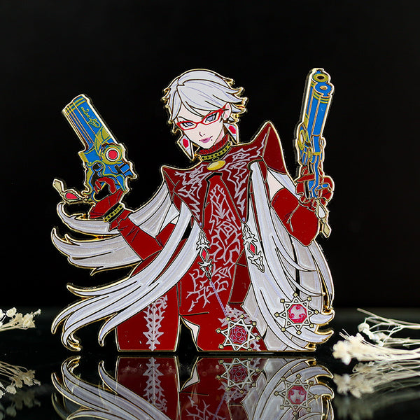 Patreon Exclusive Smash Ultimate Red Variant Enamel Pin