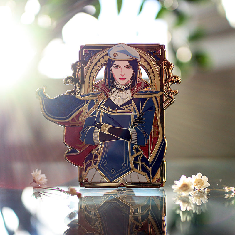 Commander Caitlyn Arcane Portraits Enamel Pin