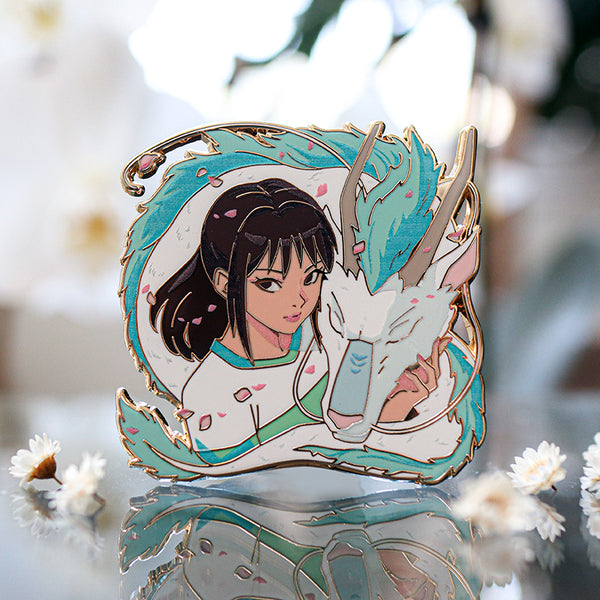 Chihiro and Haku Ghibli Girls Wave 3 Enamel Pin