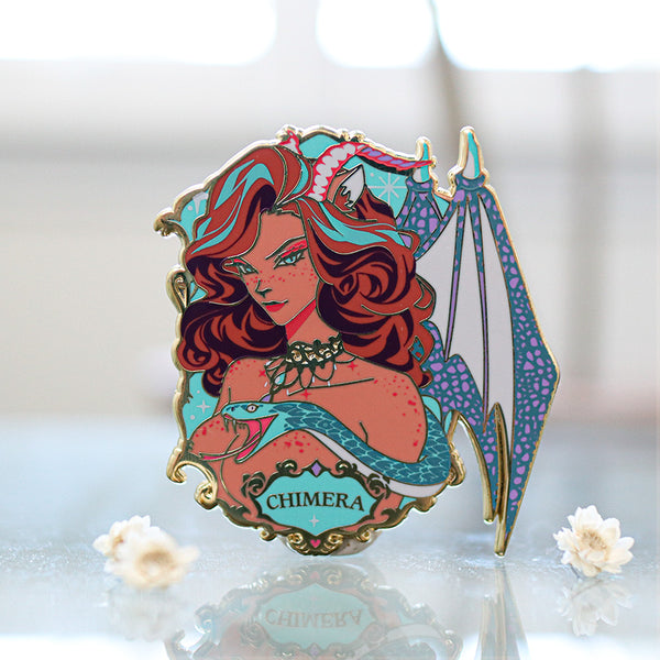 PATREON EXCLUSIVE CHIMERA MYTHICAL GIRLS ENAMEL PIN