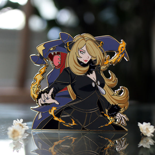 CYNTHIA GARCHOMP GAMER GIRLS ENAMEL PIN