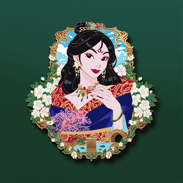 [Pre-Order] Patreon Exclusive Free to Dream Mulan Designer Doll Enamel Pin