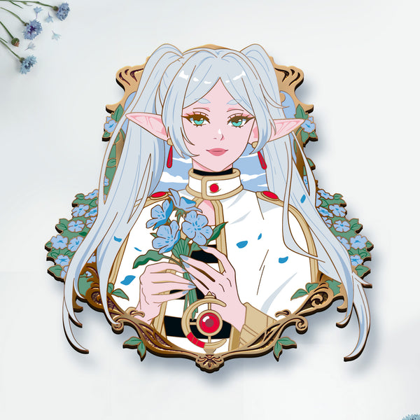 [Pre-Order] Limited Edition Patreon Exclusive Free to Dream Frieren Blue-Moon Weed Variant Enamel Pin