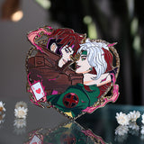 Rogue and Gambit Sweethearts Enamel Pin