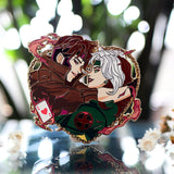 Rogue and Gambit Sweethearts Enamel Pin