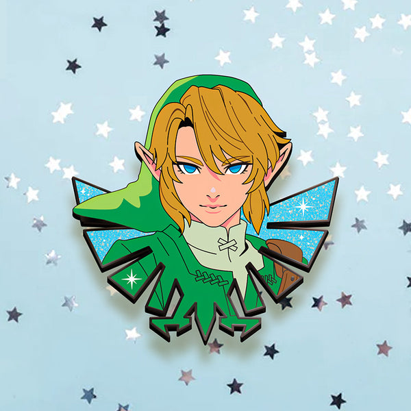 [PRE-ORDER] LINK STAR GRAPHIC-STYLE GAMER GIRLS ENAMEL PIN