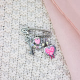 [PRE-ORDER SHIPS ETA JULY] Hachi Safety Pin Accessories Enamel Pin