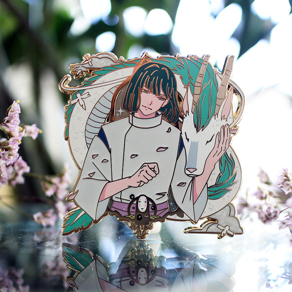 [B-GRADE] Dragon Blossom Ghibli Boys Enamel Pin
