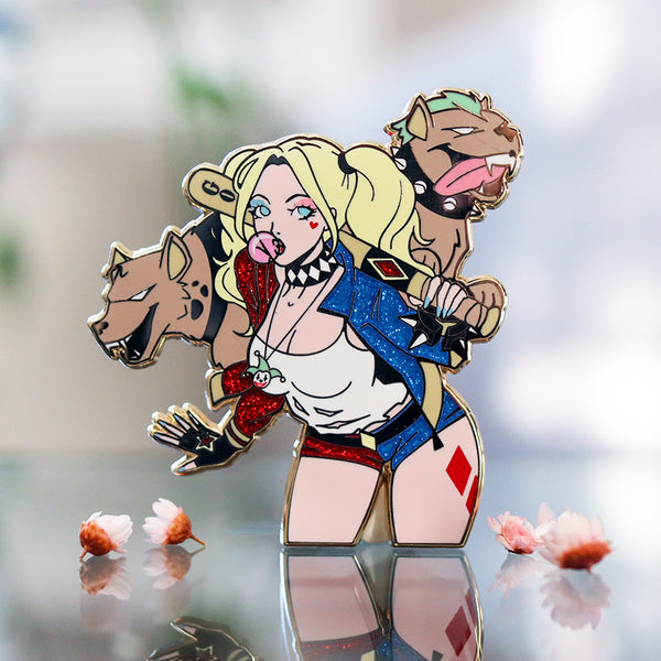 Harley Quinn Women Glitter Variant of Comics Wave 2 Enamel Pin