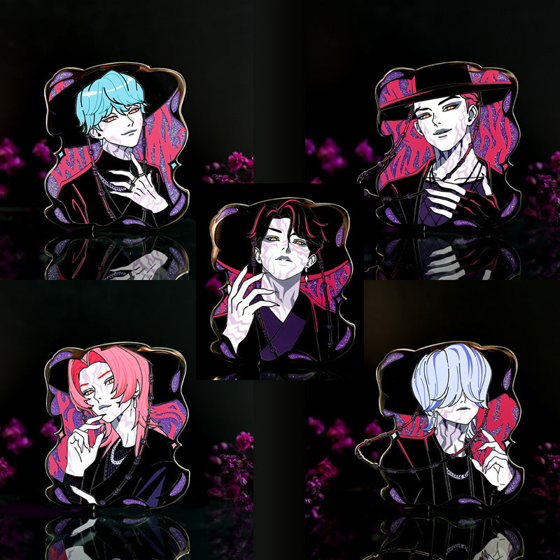 SAJA BOYS YOUR IDOL ENAMEL PIN BUNDLE