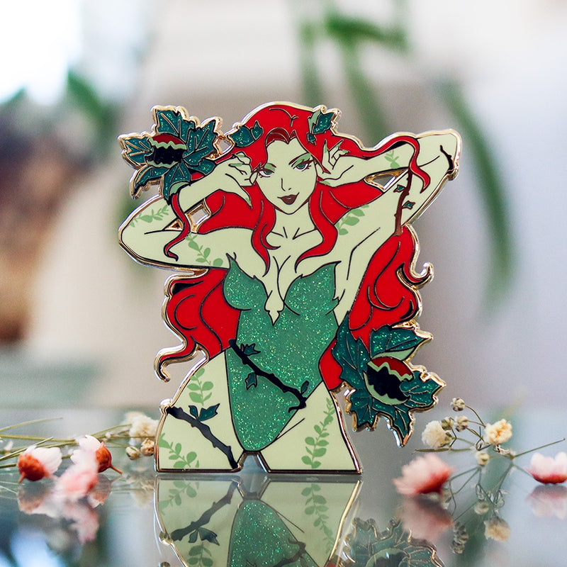 Poison Ivy Glitter Variant Women of Comics Wave 2 Enamel Pin