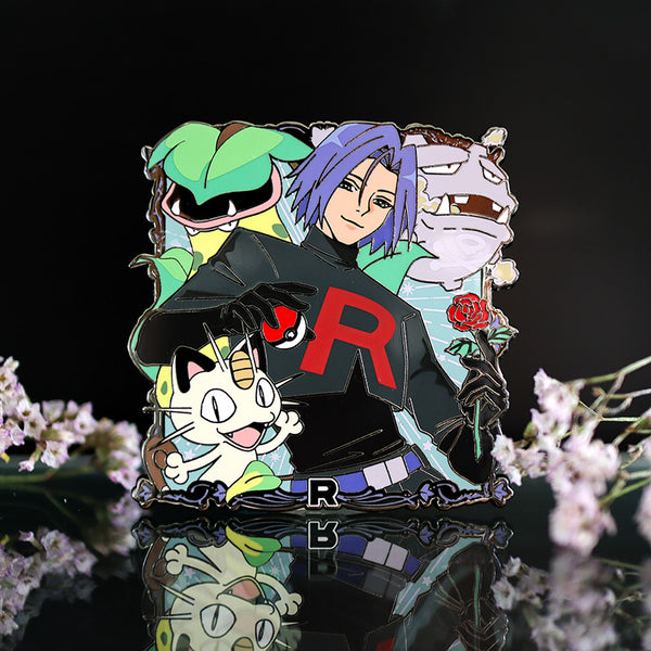 LE Patreon Exclusive James Team Rocket BLACK UNIFORM VARIANT Enamel Pin