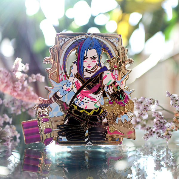 Jinx Arcane Portraits Enamel Pin