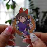 Ghibli Girls Transparent Sticker Sheet