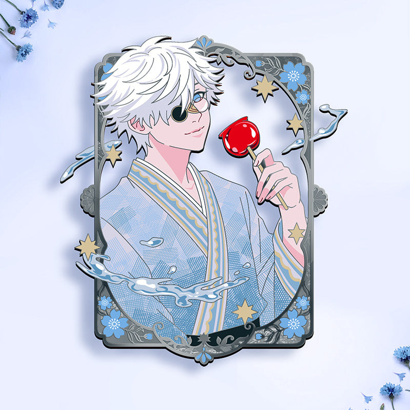 [Pre-Order] Qifrey Kimono Blossom Wave 2 Enamel Pin