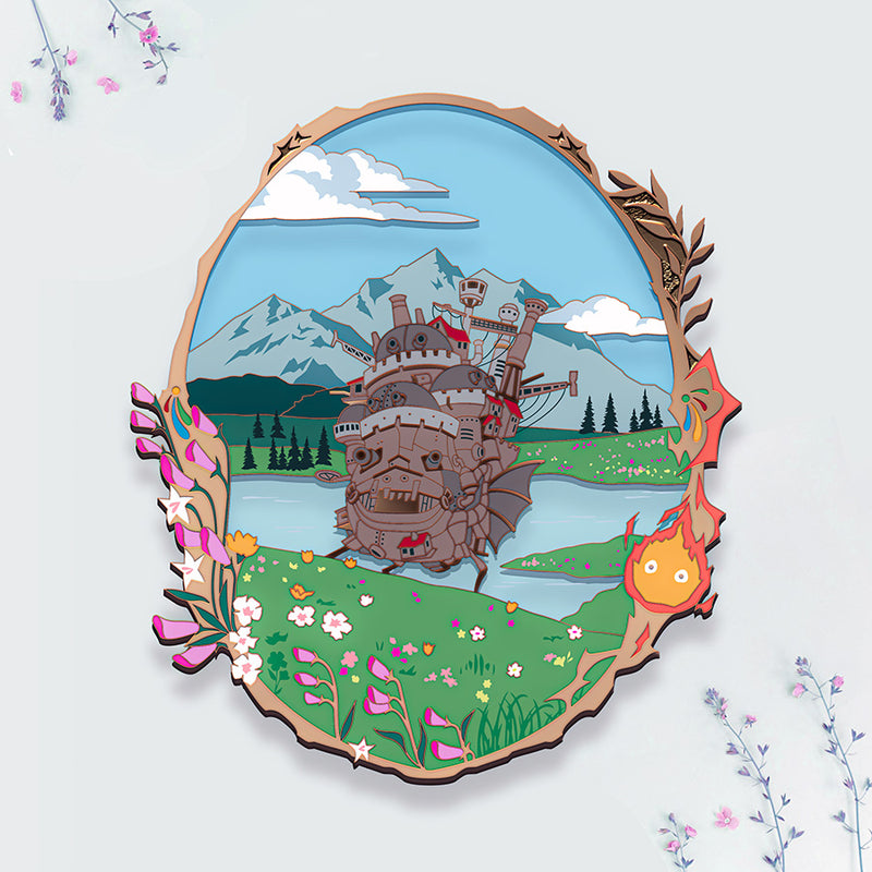 [PRE-ORDER] HMC Lakeview Day Variant Landscape Stained Glass Enamel Pin