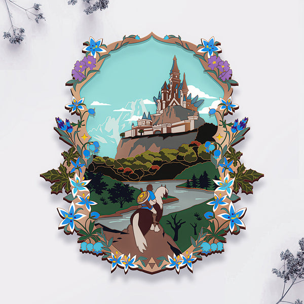 [PRE-ORDER] Hyrule Castle Stained Glass Enamel Pin