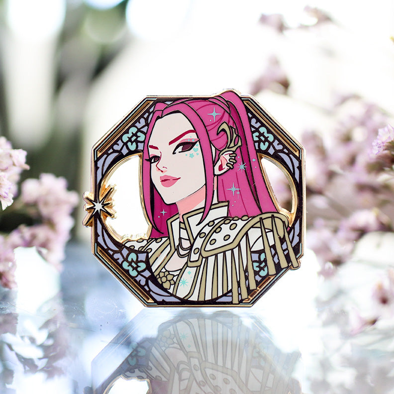 [PRE-ORDER SHIPS JAN 2026] MIRA GRAPHIC-STYLE KPOP DEMON HUNTERS ENAMEL PIN