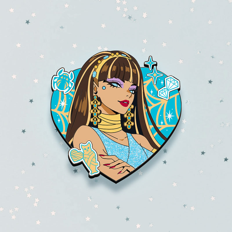[PRE-ORDER] MONSTER HIGH CLEO GRAPHIC-STYLE ENAMEL PIN