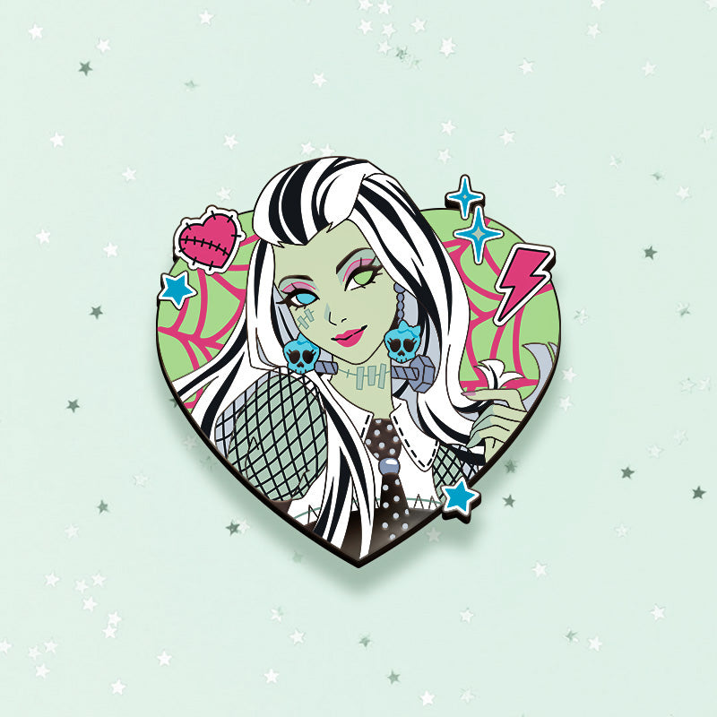 [PRE-ORDER] MONSTER HIGH FRANKIE GRAPHIC-STYLE ENAMEL PIN