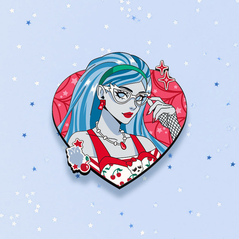 [PRE-ORDER] MONSTER HIGH GHOULIA GRAPHIC-STYLE ENAMEL PIN