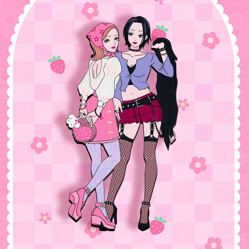 PRE-ORDER] Nana and Hachi Fashion Style #3 Deluxe Enamel Pin