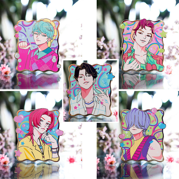 SAJA BOYS SODA POP ENAMEL PIN BUNDLE