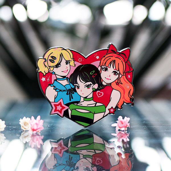 PATREON EXCLUSIVE POWERPUFF GIRLS ENAMEL PIN