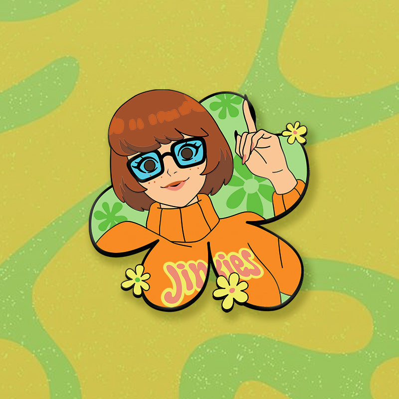 [Pre-Order] Velma Graphic-Style Mystery Girls Enamel Pin