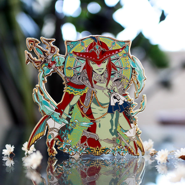 TOTK Sidon Portrait Enamel Pin