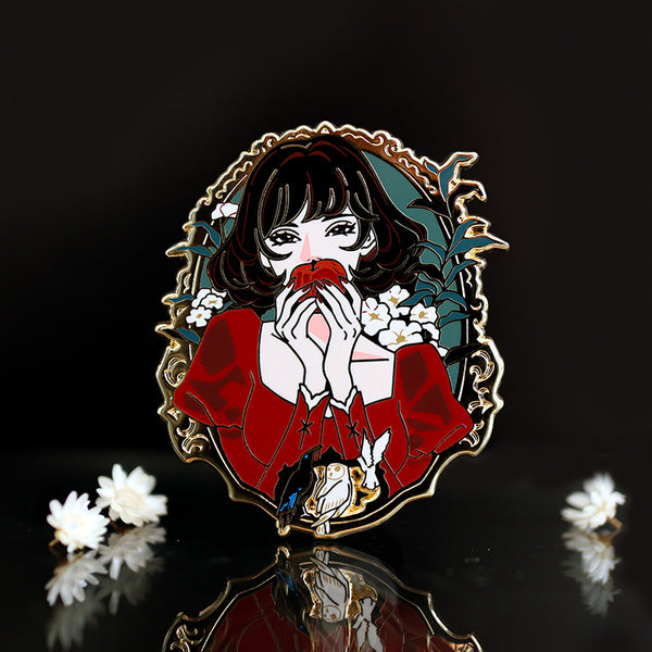PATREON EXCLUSIVE SNOW WHITE GRIMM GIRLS ENAMEL PIN