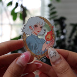 Ghibli Girls Transparent Sticker Sheet