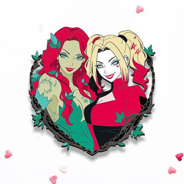 [Pre-Order] Limited Edition Harley and Ivy Comic Variant Sweethearts Enamel Pin