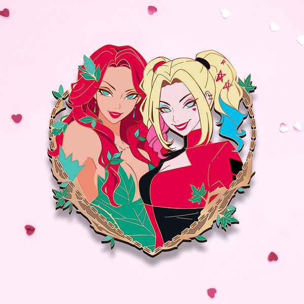 [Pre-Order] Harley and Ivy Sweethearts Enamel Pin