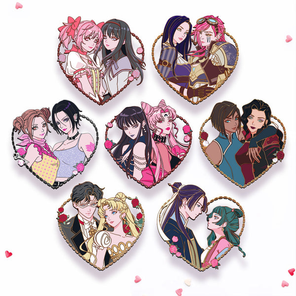 [Pre-Order] Sweethearts Wave 2 Enamel Pin Bundle