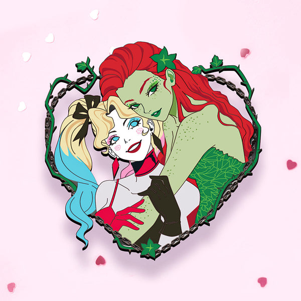 [Pre-Order] Limited Edition Patreon Exclusive Harlivy Comic Variant Enamel Pin